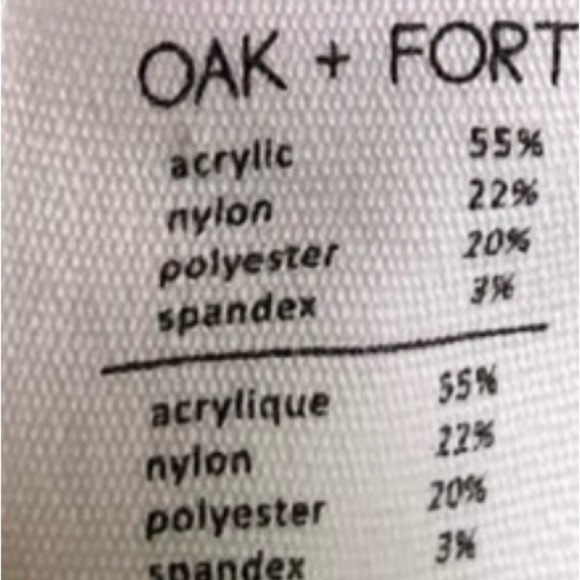 Oak + Fort Women’s Grey Long Vest Tunic Sweater  with Front Slit - Size XS - Picture 5 of 5